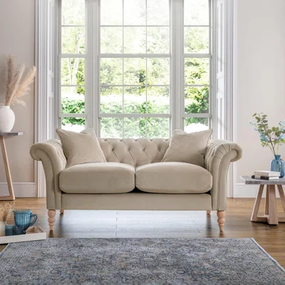 The Range The Juliet Medium Sofa - Putty