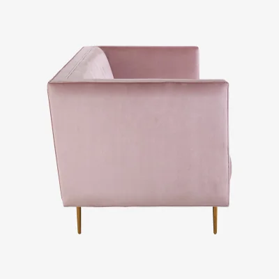 The Range Otylia 3 Seat Pink Sofa - Pink