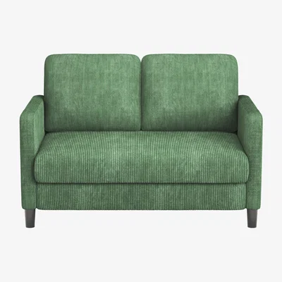 The Range Mini 2 Seater Corduroy Sofa - Green