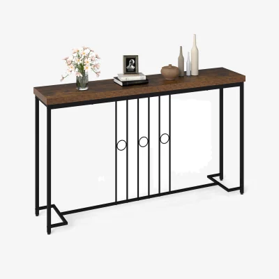 The Range Behind Sofa Table - Brown