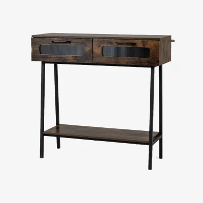 The Range Modern Wooden Narrow Sofa Table - Coffee