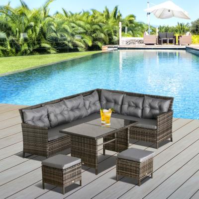 The Range 6 Pieces Sofa Set - Grey