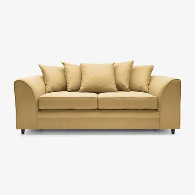 The Range Darcy 3 Seater Sofa - Mustard