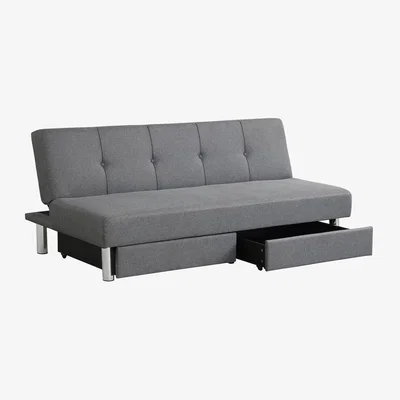 The Range 3 Seat Convertible Sofa Bed - Grey