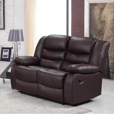 The Range Roma Recliner Leather Sofa - Brown