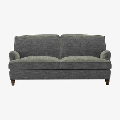Sofa.com Bluebell 3 Seat Sofa bed in Liquorice Baylee Multi-Tone Viscose Linen