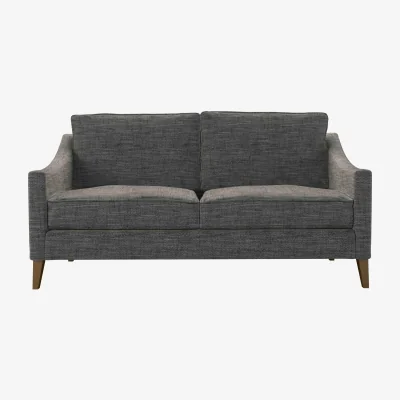 Sofa.com Iggy 2.5 Seat Sofa in Liquorice Baylee Multi-Tone Viscose Linen