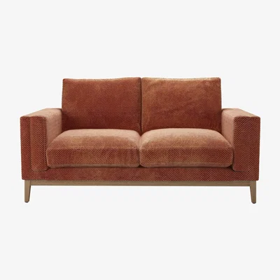 Sofa.com Costello  2 Seat Sofa in Pomegranate Bubble Velvet