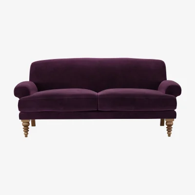 Sofa.com Saturday 2.5 Seat Sofa in Damson Smart Velvet