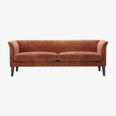 Sofa.com Fingal 3 Seat Sofa in Pomegranate Bubble Velvet