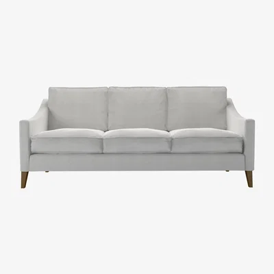 Sofa.com Iggy 3 Seat Sofa in Liquorice Baylee Multi-Tone Viscose Linen
