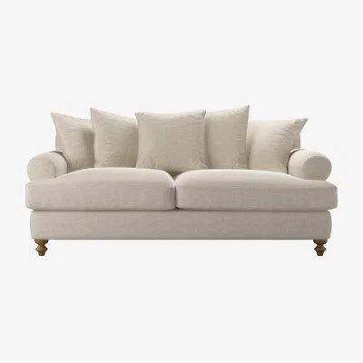 Sofa.com Teddy 3 Seat Sofa bed in Jasmine Silky Jacquard Weave