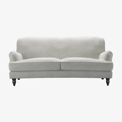 Sofa.com Snowdrop 3 Seat Sofa (breaks down) in Fog Aquaclean Clever Chenille