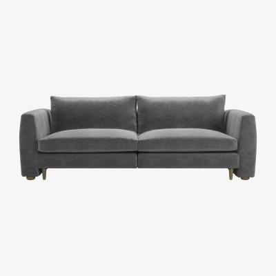 Sofa.com Tiffany 2.5 Seat Sofa in Earl Grey Smart Velvet