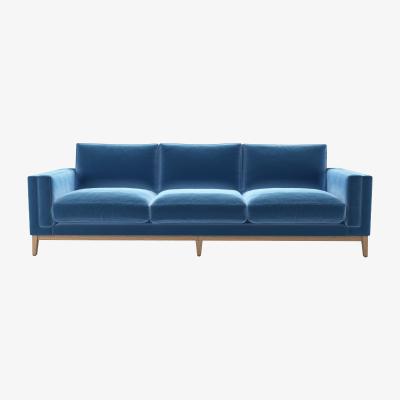 Sofa.com Costello 4 Seat Sofa in Bahama Cotton Matt Velvet