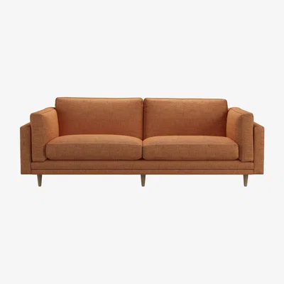 Sofa.com Marco 3 Seat Sofa in Terracotta Florence Textured Weave