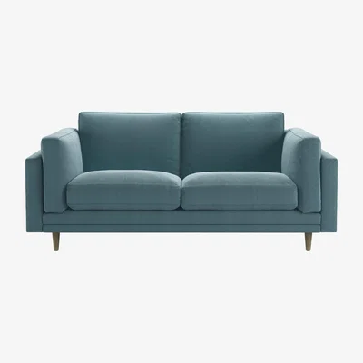 Sofa.com Marco 2 Seat Sofa in Tide Organic Smart Cotton