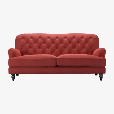 Sofa.com Snowdrop Button Back 3 Seat Sofa (breaks down) in Indian Summer Easy Cotton