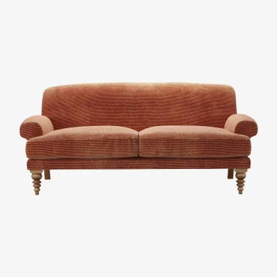 Sofa.com Saturday 2.5 Seat Sofa (breaks down) in Pomegranate Bubble Velvet