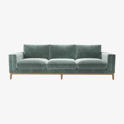 Sofa.com Costello 4 Seat Sofa in Peppermint Bubble Velvet
