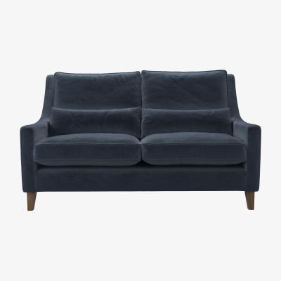 Sofa.com High Back Iggy 2.5 Seat Sofa in Skyfall Cotton Matt Velvet