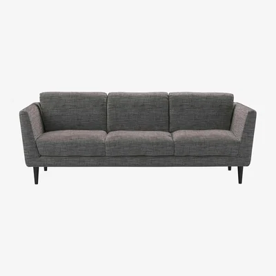 Sofa.com Holly 3 Seat Sofa in Liquorice Baylee Multi-Tone Viscose Linen