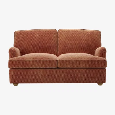 Sofa.com Bluebell 2 Seat Premium Comfort Sofa bed in Pomegranate Bubble Velvet