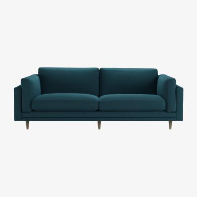 Sofa.com Marco 3 Seat Sofa in Evergreen Brushed Linen Cotton