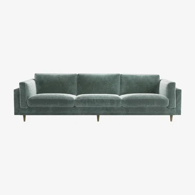 Sofa.com Marco 4 Seat Sofa in Peppermint Bubble Velvet