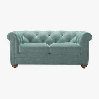 Sofa.com Patrick 2 Seat Sofa in Sea Spray Aquaclean Clever Chenille