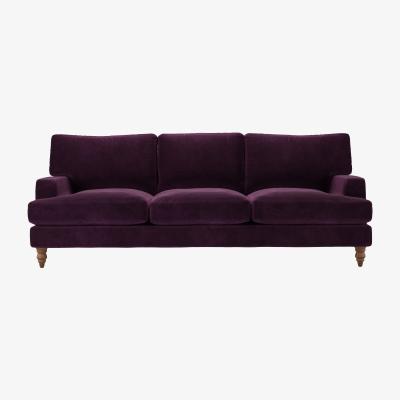 Sofa.com Isla 4 Seat Sofa in Damson Smart Velvet