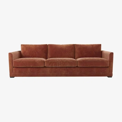 Sofa.com Aissa 4 Seat Sofa in Pomegranate Bubble Velvet