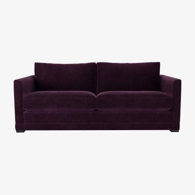 Sofa.com Aissa 3 Seat Sofa in Damson Smart Velvet