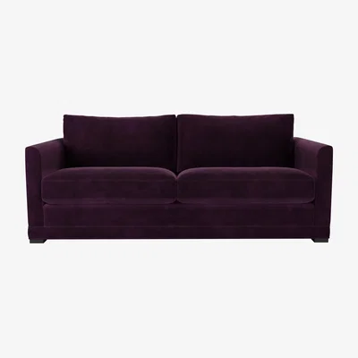 Sofa.com Aissa 3 Seat Sofa in Damson Smart Velvet