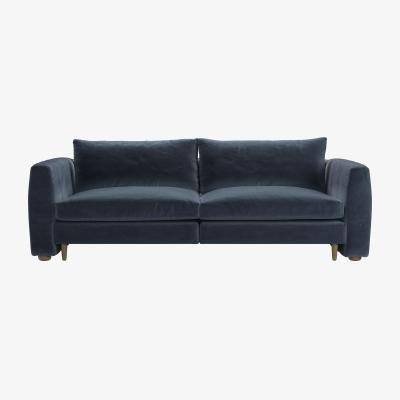 Sofa.com Tiffany 2.5 Seat Sofa in Skyfall Cotton Matt Velvet