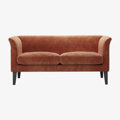 Sofa.com Fingal 2 Seat Sofa in Pomegranate Bubble Velvet