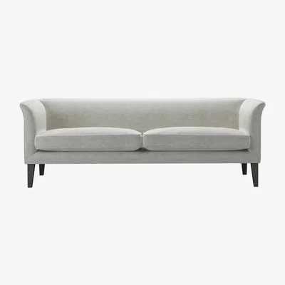 Sofa.com Fingal 3 Seat Sofa in Fog Aquaclean Clever Chenille