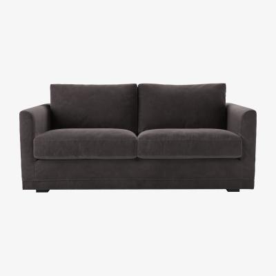 Sofa.com Aissa 2.5 Seat Sofa with removable cover in Shale Aquaclean Clever Velvet