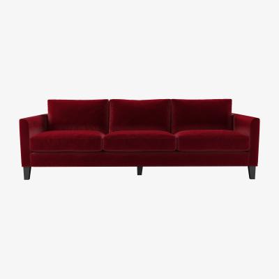 Sofa.com Izzy 4 Seat Sofa in Malbec Cotton Matt Velvet