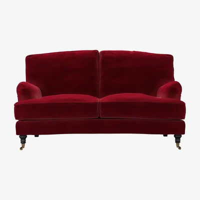 Sofa.com Bluebell 2 Seat Sofa in Malbec Cotton Matt Velvet