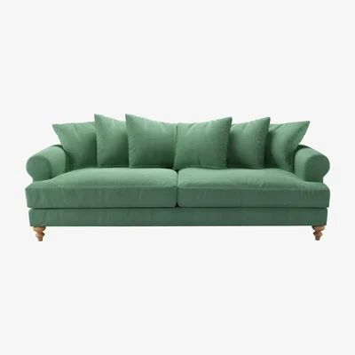 Sofa.com Teddy 4 Seat Sofa in Celadon Easy Cotton