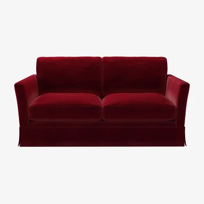 Sofa.com Otto 2 Seat Sofa bed in Malbec Cotton Matt Velvet