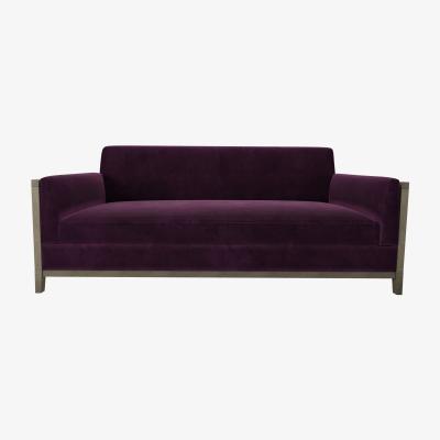 Sofa.com Chester 3 Seat Sofa in Damson Smart Velvet