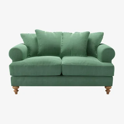 Sofa.com Teddy 2 Seat Sofa in Celadon Easy Cotton