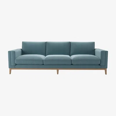 Sofa.com Costello 4 Seat Sofa in Tide Organic Smart Cotton