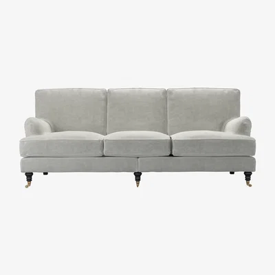 Sofa.com Bluebell 4 Seat Sofa in Fog Aquaclean Clever Chenille