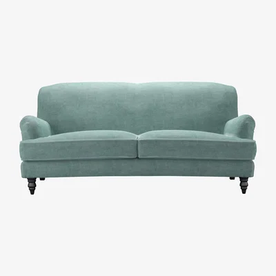 Sofa.com Snowdrop 3 Seat Sofa (breaks down) in Sea Spray Aquaclean Clever Chenille