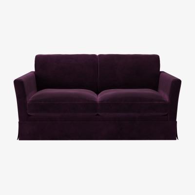 Sofa.com Otto 2 Seat Sofa in Damson Smart Velvet