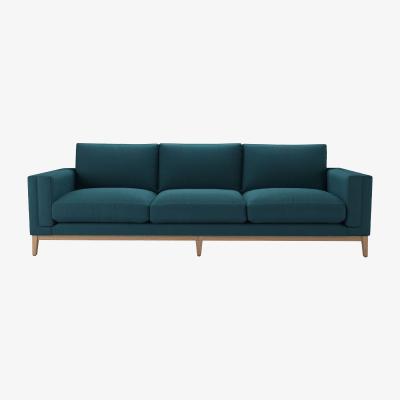 Sofa.com Costello 4 Seat Sofa in Evergreen Brushed Linen Cotton