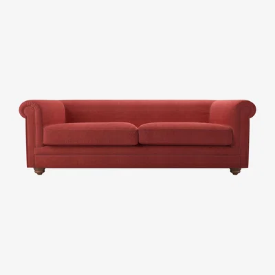 Sofa.com Patrick Unbuttoned 3 Seat Sofa in Indian Summer Easy Cotton